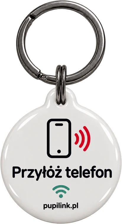 Zawieszka NFC PupiLink z kółkiem
